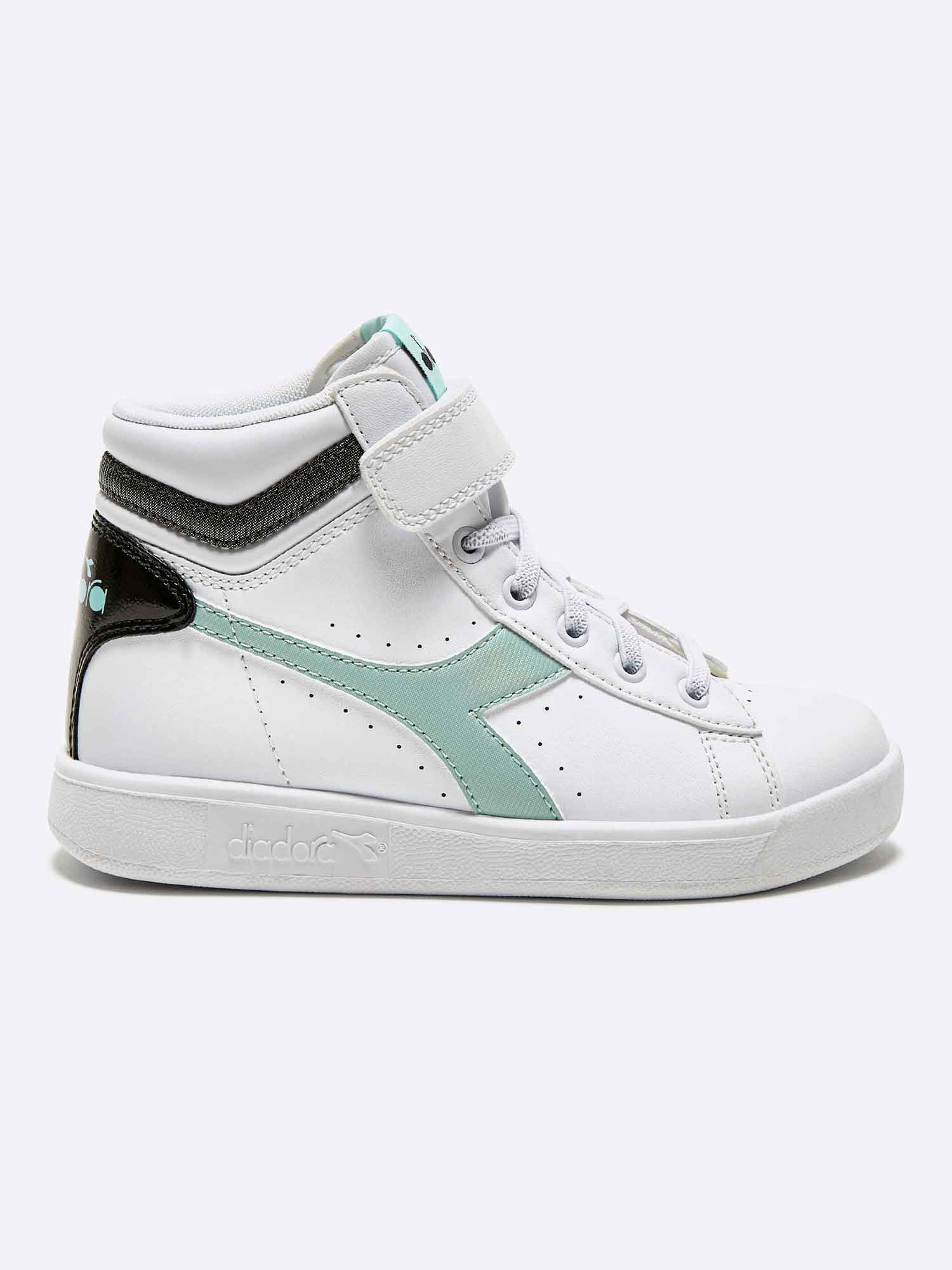 Diadora Game P High Girl Ps Bianco Nero Bianco Nero/28 Diadora Game P High Girl Ps Bianco Nero Bianco Nero/28