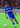 Soccer player in blue uniform with Betway logo on a field