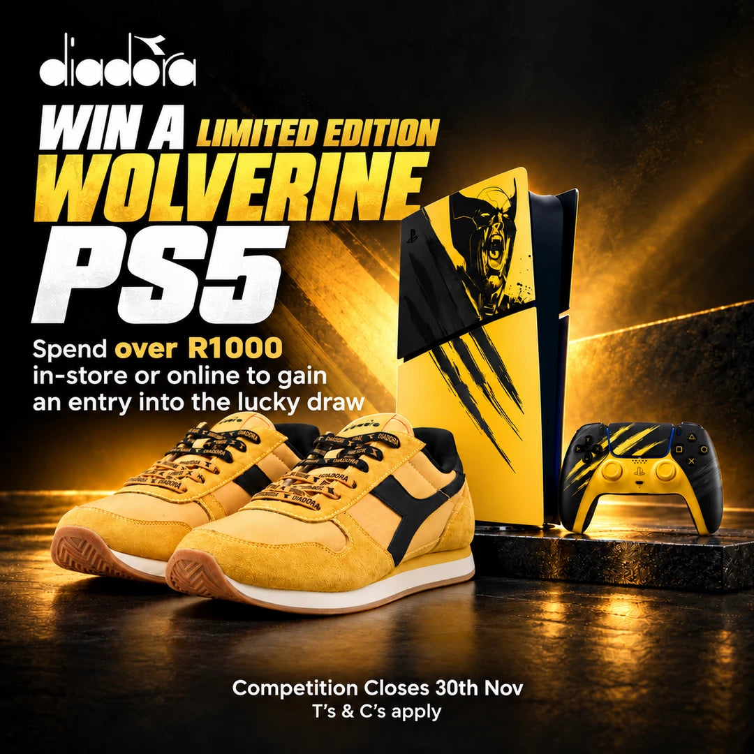 Win a limited edition Wolverine PS5. Spend over R1000 in-store or online to gain an entry into the lucky draw. Competition closes 30th Nov. T's & C's apply.